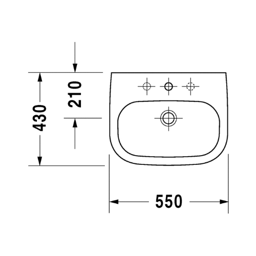 Lavabo D-Code-tech-draw