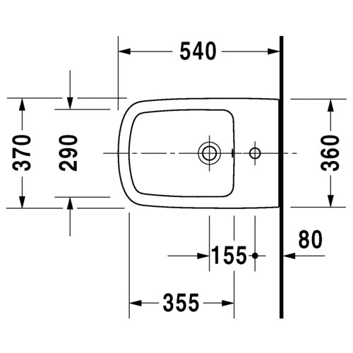 EEMAR - Bidet suspendu DuraStyle