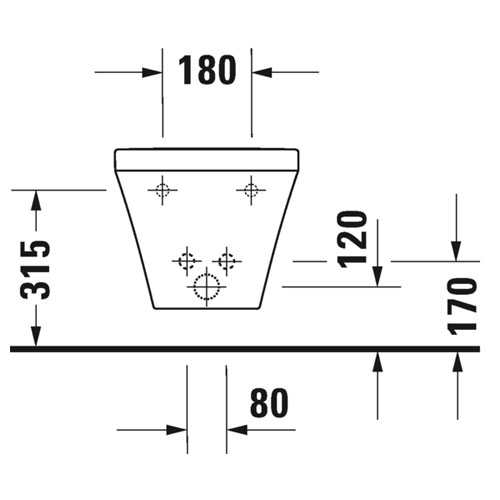 EEMAR - Bidet suspendu DuraStyle
