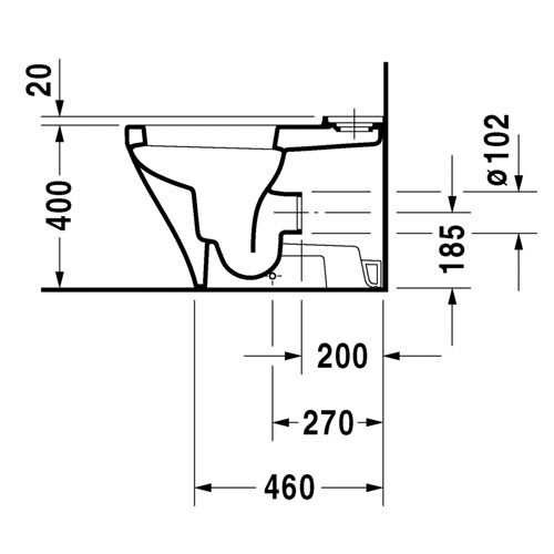 EEMAR - Cuvette sur pied pour réservoir DuraStyle