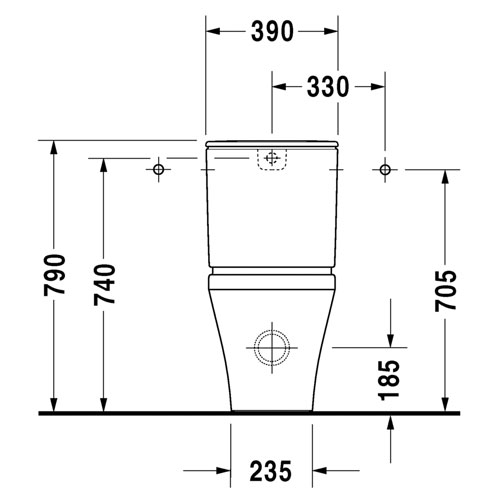 EEMAR - Cuvette sur pied pour réservoir DuraStyle