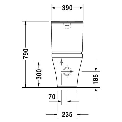 EEMAR - Cuvette sur pied pour réservoir DuraStyle