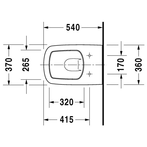 EEMAR - Cuvette suspendue DuraStyle