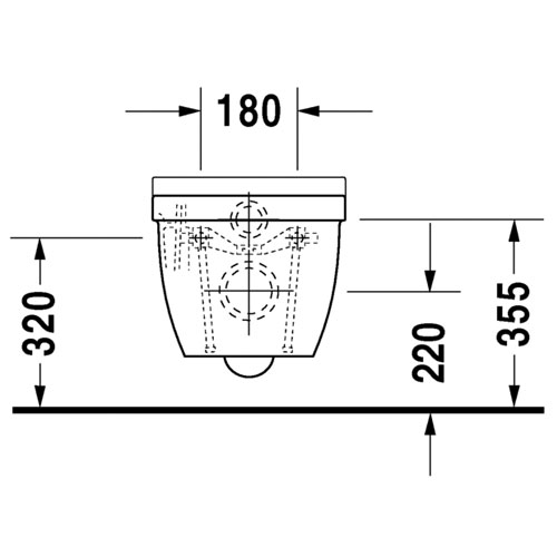 EEMAR - Cuvette suspendue Starck 3