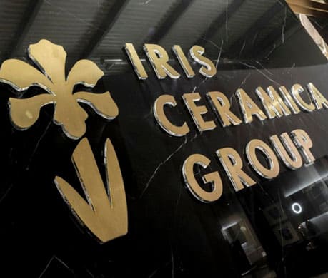 Signature d’un contrat avec IRIS CERAMICA