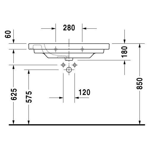 EEMAR - Lavabo pour meuble