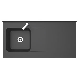 EEMAR - Evier Granite GENOA 1200