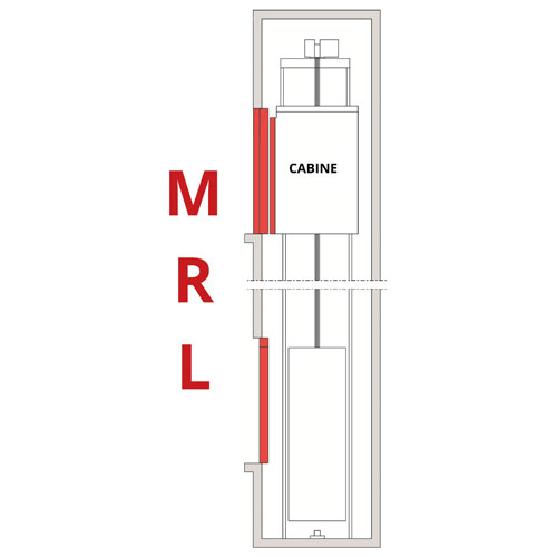 EEMAR - Ascenseur sans salles des machines (MRL)