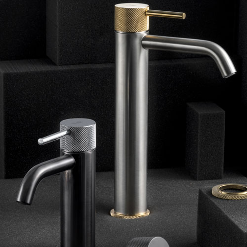 EEMAR - Mitigeur de lavabo Trama haut or brossé